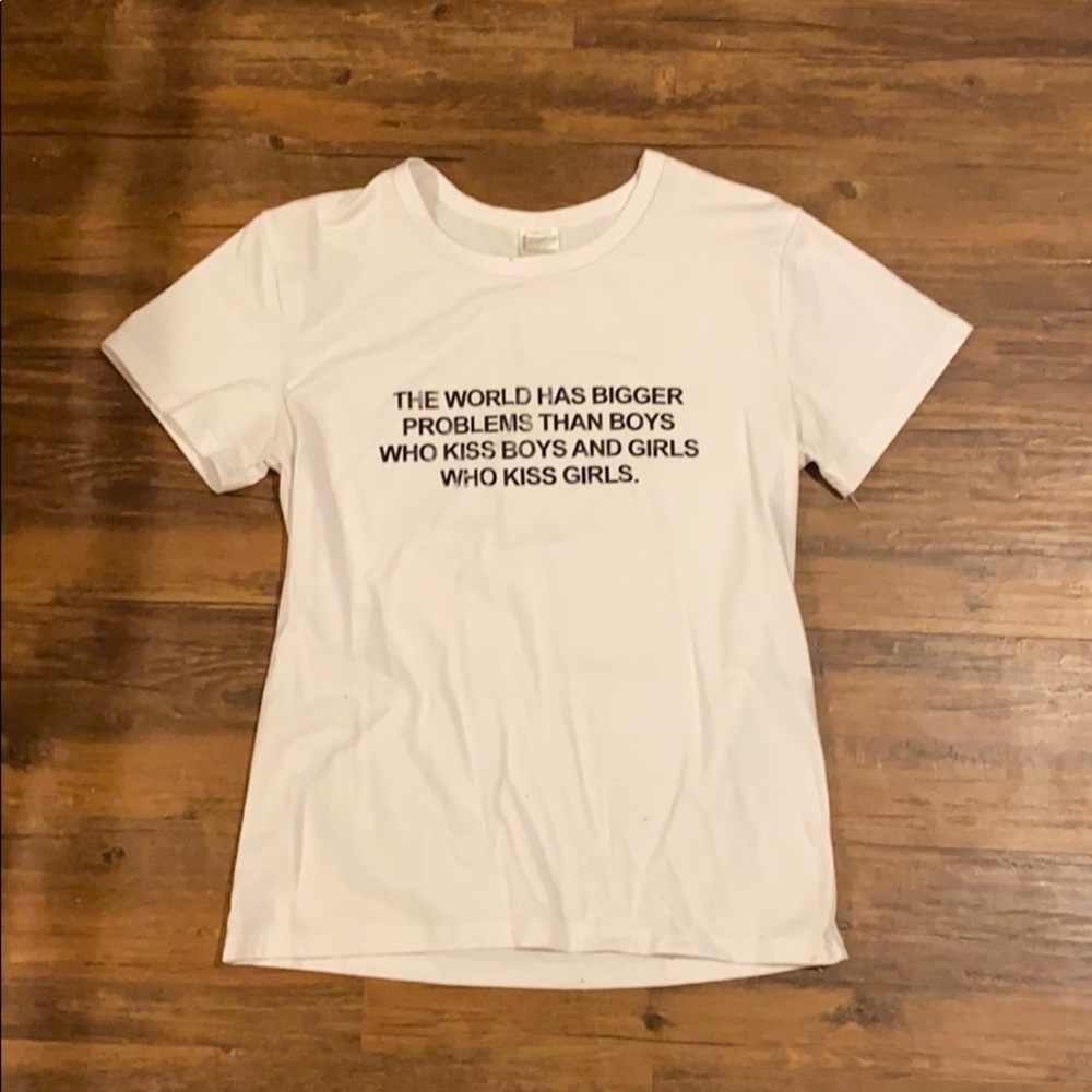 White Graphic Tee